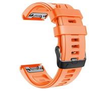 GANYUU Per Fenix 5S Plus Band Cinturini per orologi sportivi in silicone per Fenix 5S/Fenix 7S/Fenix 6S/Fenix 6S Pro/D2 Delta S Smart Watch band(Orange)