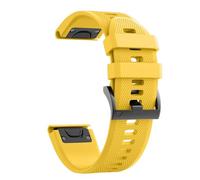 GANYUU Per Fenix 5X Band 26mm Larghezza cinturino orologio in morbido silicone per Fenix 6X/Fenix 7X/Fenix 5X Plus/Fenix 6X Pro/Fenix 3/Fenix 3 HR/Tactix/Descent MK1/D2 Delta PX/D2 cintu