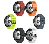 GANYUU Per Fenix 5X Band 26mm Larghezza cinturino orologio in morbido silicone per Fenix 6X/Fenix 7X/Fenix 5X Plus/Fenix 6X Pro/Fenix 3/Fenix 3 HR/Tactix/Descent MK1/D2 Delta PX/D2 cintu