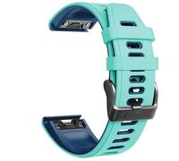 GANYUU Per Fenix 6S Pro Cinturini per Fenix 6S/Fenix 7S/Fenix 5S / 5S Plus/D2 Delta S Smartwatch (Bianco-nero)(Teal)