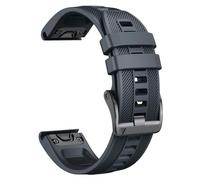 GANYUU Per Fenix 8 Band 22mm Larghezza cinturino in morbido silicone per Fenix 5 Plus/Fenix 6/Fenix 6 Pro/Fenix 7/exip/Forerunner 935/945/Approach S60/Quatix 5 Cinturini(Slate)