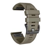 GANYUU Per Fenix 8 cinturino di ricambio cinturino in silicone per Fenix 5/Fenix 6/Fenix 6 Pro/Fenix 7/Forerunner 935/945/Approach S60/Quatix 5/epix Smartwatch(Brown)