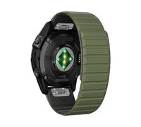 GANYUU Per Fenix 8X Fenix 7X Sport 22mm 26mm Cinturino per Garmin Fenix 7/Fenix 6/Fenix 5/Fenix 6X Pro/Fenix 3/HR/Descent MK1/D2 Delta PX/D2 Cinturini(Army green black,26mm)