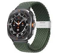 GANYUU Per Galaxy Watch Ultra 47mm Cinturini per orologi Bracciale con cinturino ad anello singolo intrecciato elastico in nylon(AGrSS)
