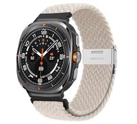 GANYUU Per Galaxy Watch Ultra 47mm Cinturini per orologi Bracciale con cinturino ad anello singolo intrecciato elastico in nylon(Star)