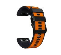 GANYUU Per Garmin Fēnix/Epix/Quatix/MARQ Series / Serie Descent / Serie D2 / Enduro/Tactix, cinturino di ricambio impermeabile morbido e traspirante in silicone per cinturino QuickFit da 22 mm