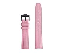 GANYUU Per Omega X Swatch Joint MoonSwatch Strap Seamaster 300 Uomo Donna Bracciale con estremità curva in silicone da 20 mm(PB)