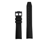 GANYUU Per Omega X Swatch Joint MoonSwatch Strap Seamaster 300 Uomo Donna Bracciale con estremità curva in silicone da 20 mm(BB)