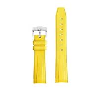 GANYUU Per Omega X Swatch Joint MoonSwatch Strap Seamaster 300 Uomo Donna Bracciale con estremità curva in silicone da 20 mm(YS)