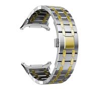 GANYUU Per Samsung Watch 7 Ultra 47mm Cinturino per orologio Bracciale a maglie Per Galaxy Ultra 7 47MM Cinturini per orologi con cinturino in metallo senza spazi vuoti(SG)