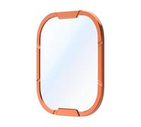 GANYUU Protezione dello schermo in vetro temperato per Apple Watch Ultra 2 49mm Vetro paraurti in metallo Antigraffio iWatch Series Ultra 49MM Accessori(Orange)