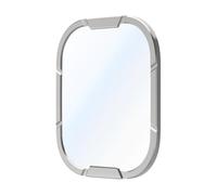 GANYUU Protezione dello schermo in vetro temperato per Apple Watch Ultra 2 49mm Vetro paraurti in metallo Antigraffio iWatch Series Ultra 49MM Accessori(Titanium color)