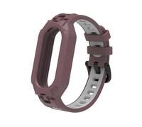 GANYUU TPU SILICONE TPU Strap per Xiaomi Miband 8 Bracciale per cinturino per MIBAND 8 Accessori per la sostituzione dell'orologio in gomma NFC Kit(WineR-H)