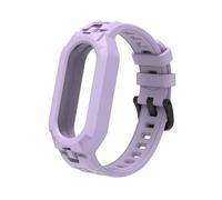 GANYUU TPU SILICONE TPU Strap per Xiaomi Miband 8 Bracciale per cinturino per MIBAND 8 Accessori per la sostituzione dell'orologio in gomma NFC Kit(Purple)