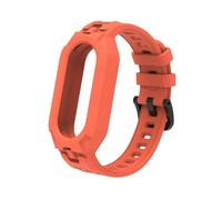 GANYUU TPU SILICONE TPU Strap per Xiaomi Miband 8 Bracciale per cinturino per MIBAND 8 Accessori per la sostituzione dell'orologio in gomma NFC Kit(Orange)