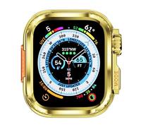 GANYUU Watch Cassa dell'orologio Per 44mm 45mm 46mm 42mm 49mm Cassa dell'orologio in metallo(Bright Gold,46mm)