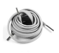 Ganzoo stringhe piatte per sneaker e scarpe da ginnastica grigio, 1 paio, 120 cm, ca. 8 mm, materiale sintetico ad alta resistenza, non si allentano facilmente, lavabili in lavatrice, uso quotidiano