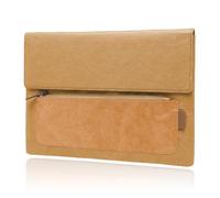 GAOCHY 13,3-14 Pollici Custodia per Computer Portatile per MacBook Pro 14 M4/M3/M2/M1 Pro/Max 2024-2021, MacBook Air 13 2017-2012, ASUS Chromebook/Zenbook da 14 Pollici, Custodia Kraft Lavabile