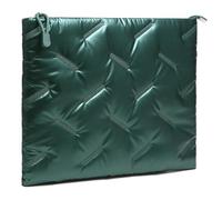 GAOCHY 15-16 Pollici Puffy Custodia per Computer Portatile per Macbook Pro 16 M4/M3/M2/M1 Pro/Max 2024-2021, ASUS Vivobook 16/15, 15,6 Pollici Dell Latitude, HP Pavilion 15, Verde Satinato