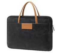 GAOCHY 15-16 Pollici Tyvek Tessuto Laptop Sleeve Borsa con Maniglia per MacBook Pro 16, MacBook Air 15 M4 2025, 15,6 Pollici Chromebook, IdeaPad, Vivobook 16, Inspiron 16, Nero Grafite