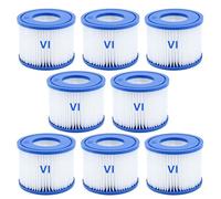 GAODA VI - Cartuccia filtro per Bestway piscina Flowclear Pool Filtri di ricambio per Lay-Z-Spa Miami per Vegas Monaco, misura 6-58323 (confezione da 8)