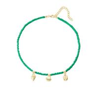 Gaodercha 1 collana bohemian con perle choker, idea regalo per donne e donne di tutte le età, Metallo