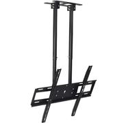 GAOFEMZ Staffa regolabile per TV da parete per TV a soffitto, supporto TV a soffitto con movimento completo, inclinazione a 360°, staffa per TV elettrica con schermo LCD da 60-100 pollici (dimensioni
