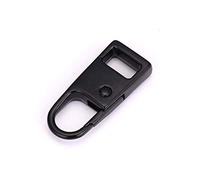 GAOFESA Cerniera Pull Tab di ricambio in metallo prolunga maniglia Fixer per bagagli zaino valigia molle assortite piccolo, Nero , One Size