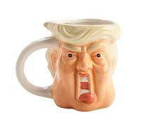 GAOFESA Tazza dipinta a mano con volto di Paperino, in ceramica, realistica, per casa, ufficio, dormitorio, tazza per figlio, mamma, marito, papà, sorella, tazza da caffè