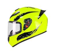 GAOFZHAO Casco Integrale da Moto con Visiera antiappannamento HD con Protezione UV, Certificato DOT/ECE, Adatto a ciclomotori, Scooter e Biciclette da Uomo e da Donna(A11,M)