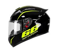 GAOFZHAO Casco Integrale da Moto con Visiera antiappannamento HD con Protezione UV, Certificato DOT/ECE, Adatto a ciclomotori, Scooter e Biciclette da Uomo e da Donna(A19,L)