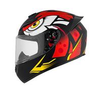 GAOFZHAO Casco Integrale da Moto con Visiera antiappannamento HD con Protezione UV, Certificato DOT/ECE, Adatto a ciclomotori, Scooter e Biciclette da Uomo e da Donna(A29,2XL)