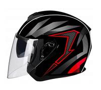 GAOFZHAO Casco Moto Mezza Calotta Casco Aperto con Doppia Visiera Slot for Auricolare Bluetooth Riservato Fodera Rimovibile Certificazione ECE Casco Scooter Adulti Uomini Donne(C,XXL(61~62CM))