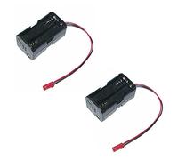 GAOHOU 2 Pezzi 4 x Scatola Porta batterie AA per Aereo HSP RC Modello 1:10 02070