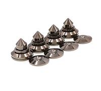 Gaohou 4 x grigio scuro ottone speaker isolamento Spike DAC CD Chassis supporto piedi