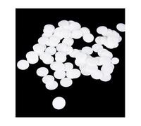 GAOHUAF Guarnizione Rotonda in PTFE Solido da 0,5 Mm, Spessore 10 Pezzi, Guarnizione Ad Alta Temperatura, Diametro 2 Mm/3/4/5/8/10/12/15/18/20/25/30(15x0.5mm)