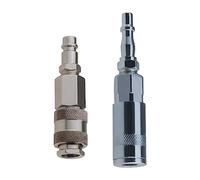 GAOINTELL 2 pezzi adattatore convertitore aria europea e P ir Fitting adattatori di conversione set 1/4 pollici - maschio a femmina