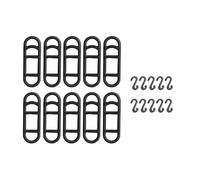 GAOINTELL 20 ricambio per luce bici supporto siliconi fascia elastica cintura cravatta torcia supporto bende bende fissaggio cintura siliconi fascia ciclismo manubrio supporto luce sostituzione