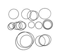 GAOINTELL Confezione da 20 cinghie assortite per macchine da registrazione, 735-65 mm