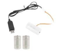 GAOINTELL Eliminatori Batteria LR14 C6V Alimentatore USB Sostituisci Batterie da 3 da 1 5 V La Batteria Elimina Cavo per L'adattatore Alimentazione del Cavo della Luce Natalizia Orologio