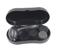 GAOINTELL Lucidatore per scarpe elettrico Pulitore per scarpe in pelle portatile Spazzola per testina sostituibile Pulitore per polvere Kit per lucidatura elettrica Lucidatore portatile