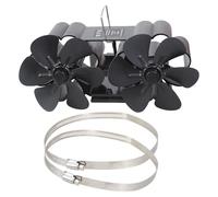 GAOINTELL Piastra deviazione modificata Ventola per Stufa alimentata a Calore Massimizza l ' efficienza del Tuo caminetto o Stufa Design Elegante Magnetico