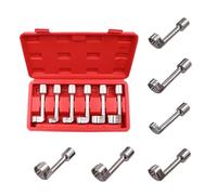 GAOINTELL Set di 6 chiavi esagonali a forma di L con estremità aperta, resistenti alla ruggine, strumento manuale per riparazioni versatili e migliorate