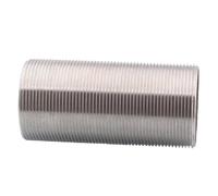 GAOJUDAF 1 pezz0 304SS barra filettata maschio, barra di estensione filettata completamente in argento cavo, lunghezza 30 mm-150 mm(1-1/2INCHES*100MM)