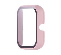 GAOJUDAF Custodia in materiale PC da 1 pezz0 for Bip3/5, accessorio for orologio con proteggi schermo protettivo rigido in vetro temperato con copertura completa(Light Pink,5)