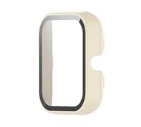 GAOJUDAF Custodia in materiale PC da 1 pezz0 for Bip3/5, accessorio for orologio con proteggi schermo protettivo rigido in vetro temperato con copertura completa(White,3)