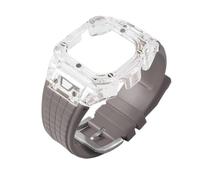 GAOJUDAF Custodia trasparente da 1 pezz0 for la serie DW5600 GW5000/5035, accessorio for la modifica deII'orologio con cinturino in gomma fluorurata(Grey,5600)