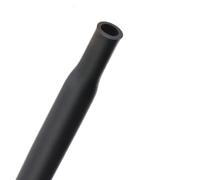 GAOJUDAF Guaina termorestringente in silicone nero, 1/3/5/10 m, guaina termorestringente for cavi, 1 pz.(1MM*10M)
