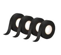 GAOJUDAF Nastri in tessuto for cablaggio da 4 pezzi, nastro elettrico in tessuto autoadesivo for alte temperature for lo smorzamento del rumore deII'automobile(15M*9MM)