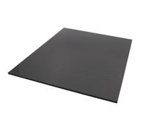 GAOJUDAF Pannello di rivestimento in fibra di carbonio, fogli quadrati neri opachi semplici anti-invecchiamento 200 mm x 400 mm 1 pz.(3mm)